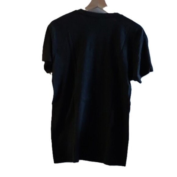 Graphic PIMATEE Pima Cotton V-Neck Short Sleeve T-shirt Top, "PINK PISTOL", M - Picture 5 of 15